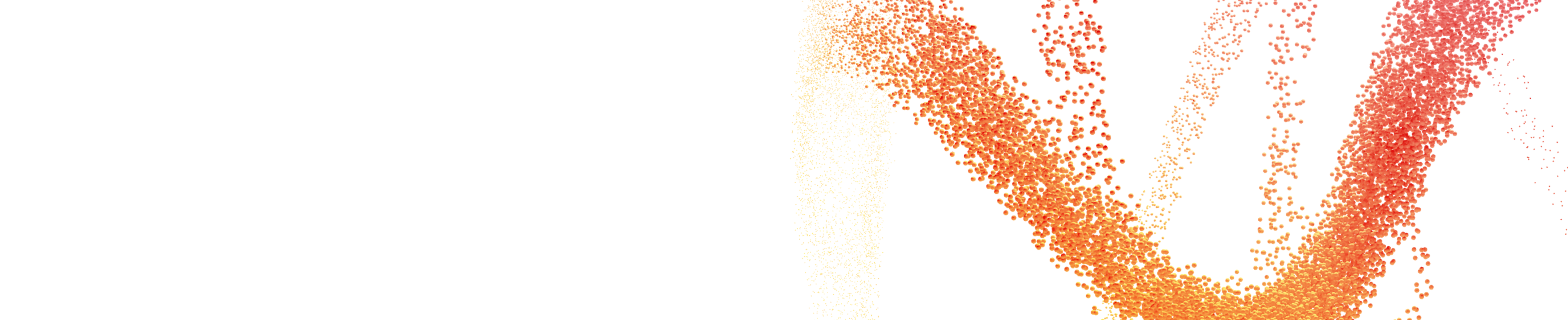 Orange Particle Swoosh CTA