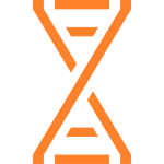 Gene Therapy Orange Icon