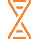 Gene Therapy Orange Icon Gene Therapy Orange Icon